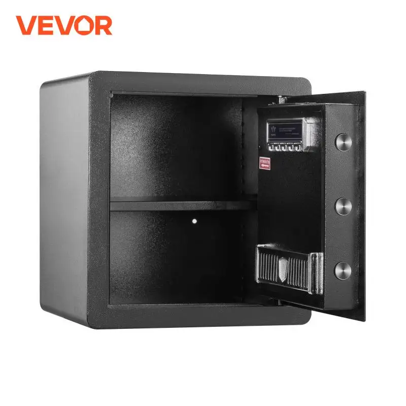 VEVOR Safe 1.8/2.2 Cubic Feet Steel Security Safe w/ Digital Keypad and 2 Keys Protect Cash Gold Jewelry Document for Home Hotel