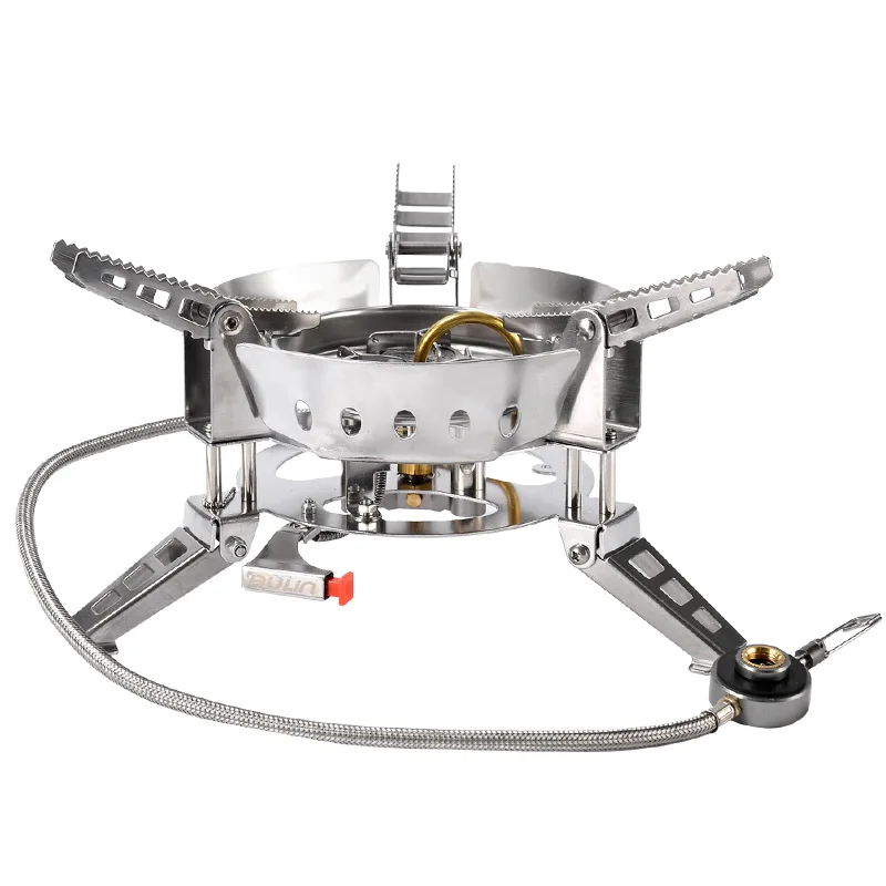 

Burner burner 2026camping picnic burner B17 folding portable windproof gas burner