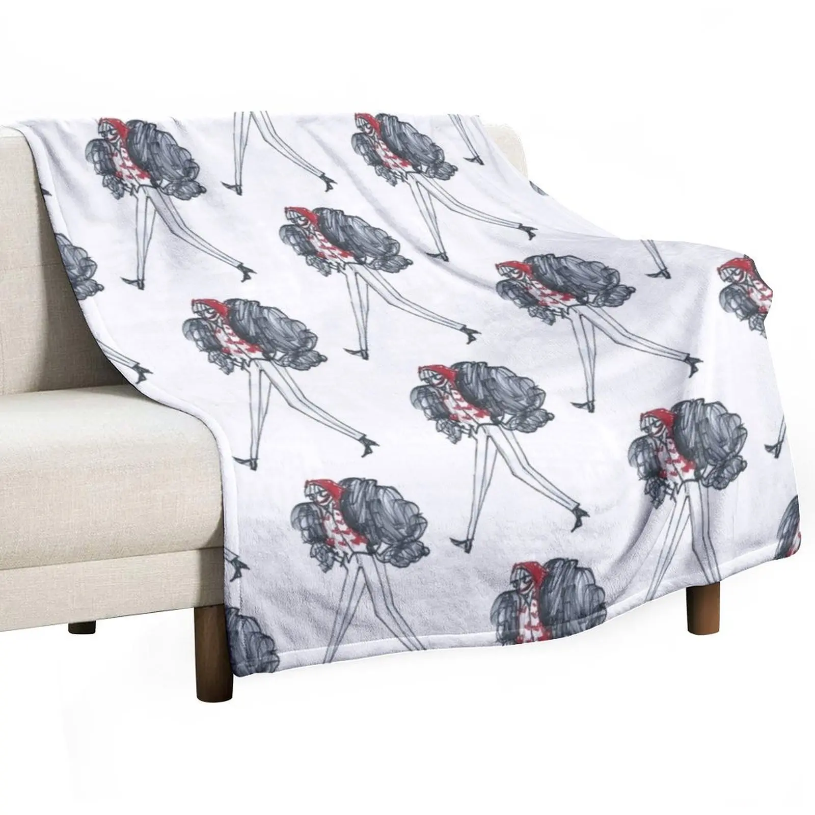 

Corazon fashion walk Throw Blanket Plaid Giant Sofa Summer Luxury Designer Blankets