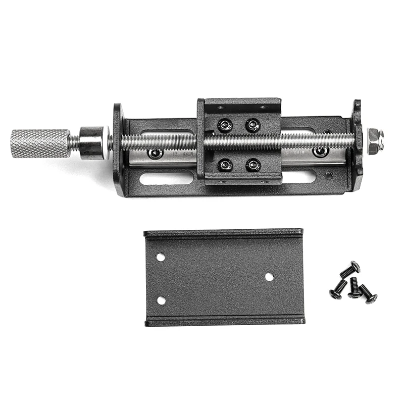 Módulo de ajuste de enfoque, placa deslizante, soporte ajustable de aluminio, marco de montaje para máquina de grabado CNC