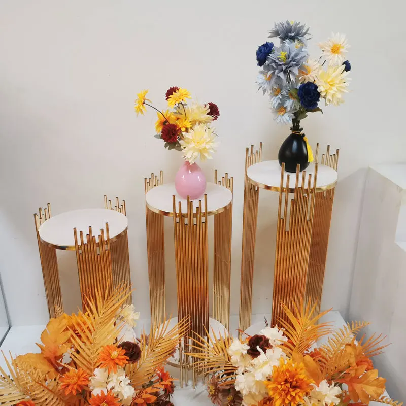 1/3 Stück Hoher Ständer für Großveranstaltungen, Party-Hintergrund, Blumen-Ballon-Bogen, Sockel, Tischzylinder, Kuchenständer, Hochzeits-Desserttisch – Detail 10