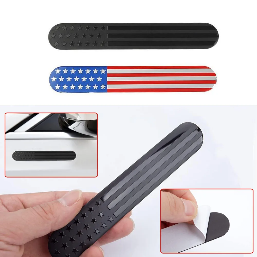 

3D Metal American USA Flag Map Emblems Car Trunk Emblem Badge Decal Sticker for Car Motorcycle Bike Auto Accessories