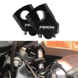 For Honda NTV650 NTV 650 Deauville 700 Varadero 125 Motorcycle Aluminum Handlebar Riser Bar Mount Handle Clamp