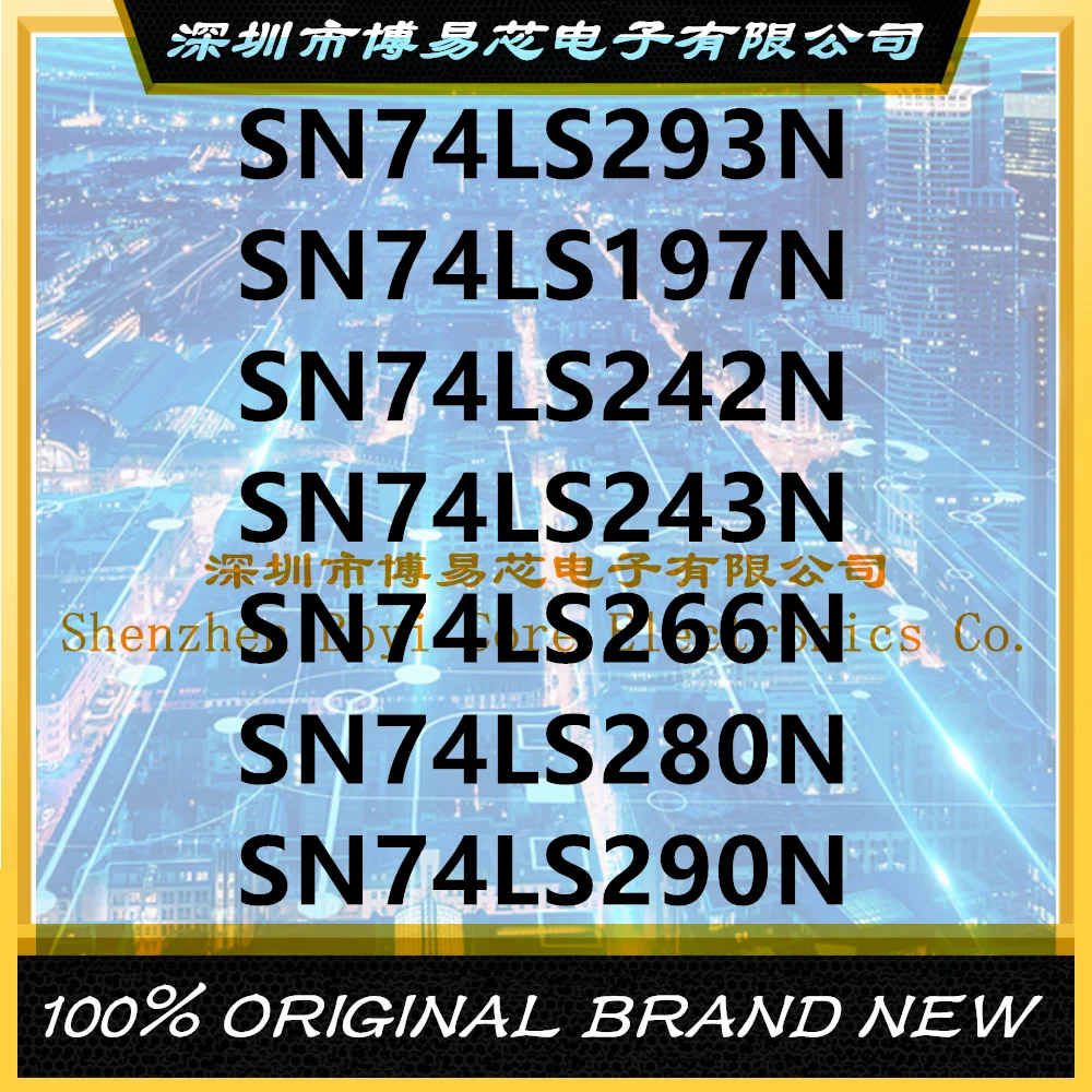 

New SN HD74LS197P LS242P/197N/243/266/280/290/293N plastic shell