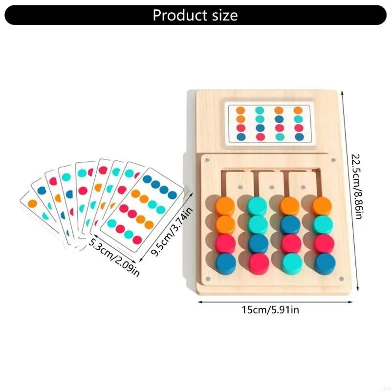 J2HD Houten hersentrainingsspel voor kinderen, schaakstrategie, spel en educatieve voordelen