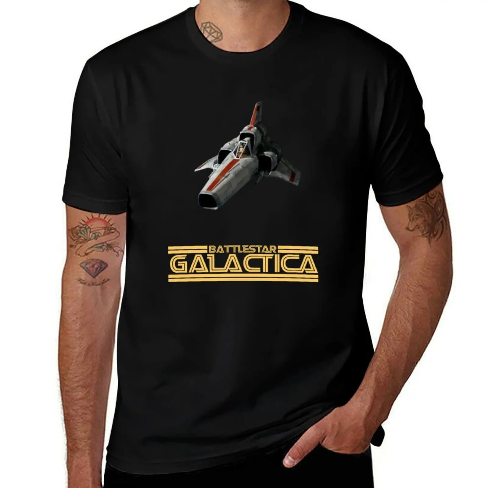 

Battlestar Galactica Viper T-Shirt t shirt for man cotton t shirts man 100% t shirt man casual T-Shirt