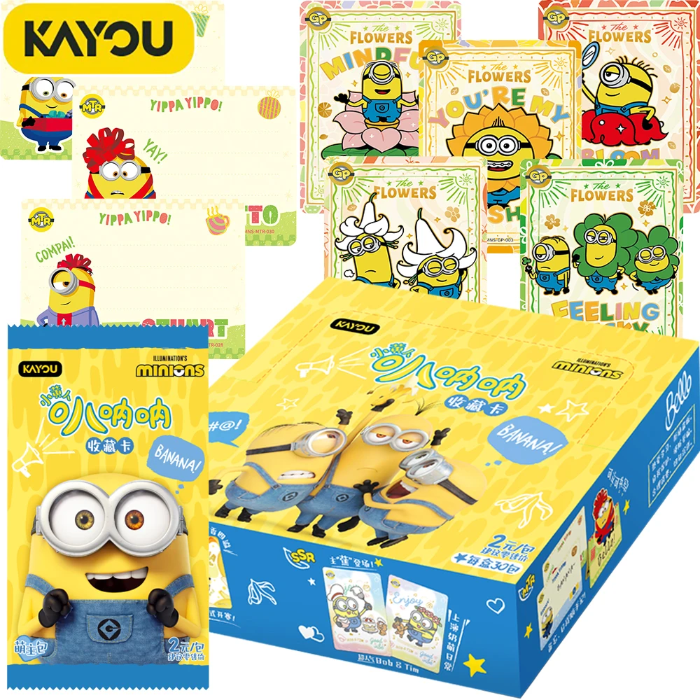 

Kayou Original Minions Collection Cards Fun Creative and Cute Animation Character Twelve Constellation Cards Kids Birthday Gifts