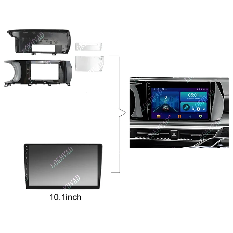 Car Frame Fascia Adapter For KIA K5 Optima 2020 Android Radio Audio Dash Fitting Panel Kit