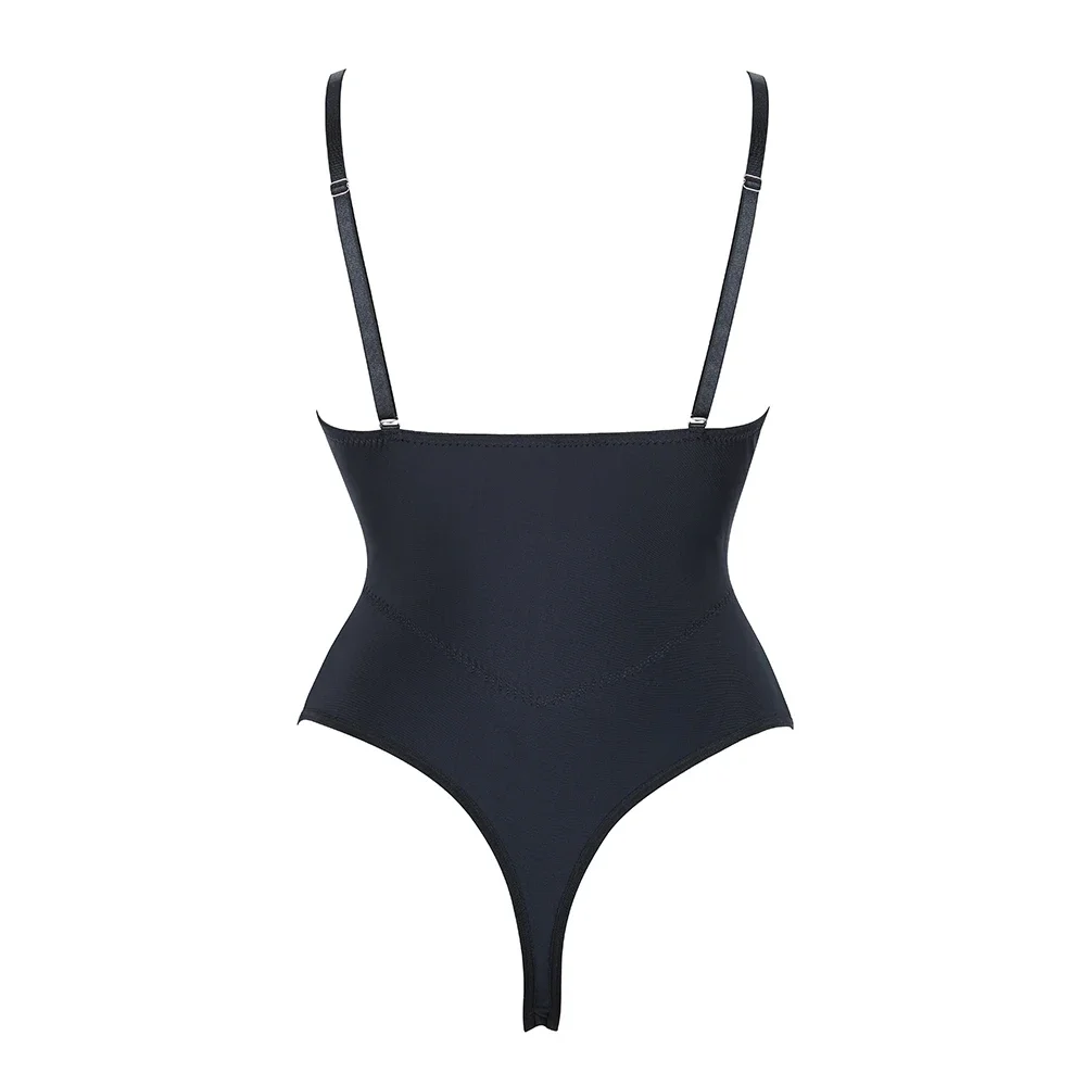 ملابس داخلية نسائية لتشكيل الجسم بدون ظهر مع حمالة صدر مشد لتنحيف الخصر تحت الملابس الداخلية