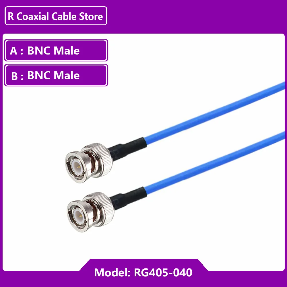 1 قطعة BNC TNC UHF ذكر إلى BNC TNC N PL259 UHF ذكر RF محوري RG405 كابل SO239 UHF أنثى عالية التردد DC-6G RG-405 086 البلوز