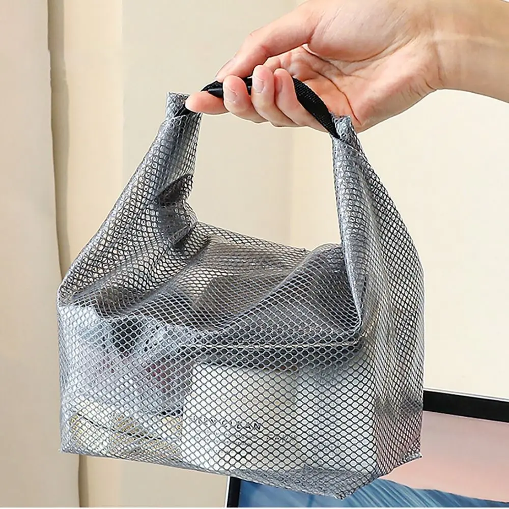 Portable Storage Bag Simple Travel Buckle Type Shopping Bag Waterproof Washing Bag