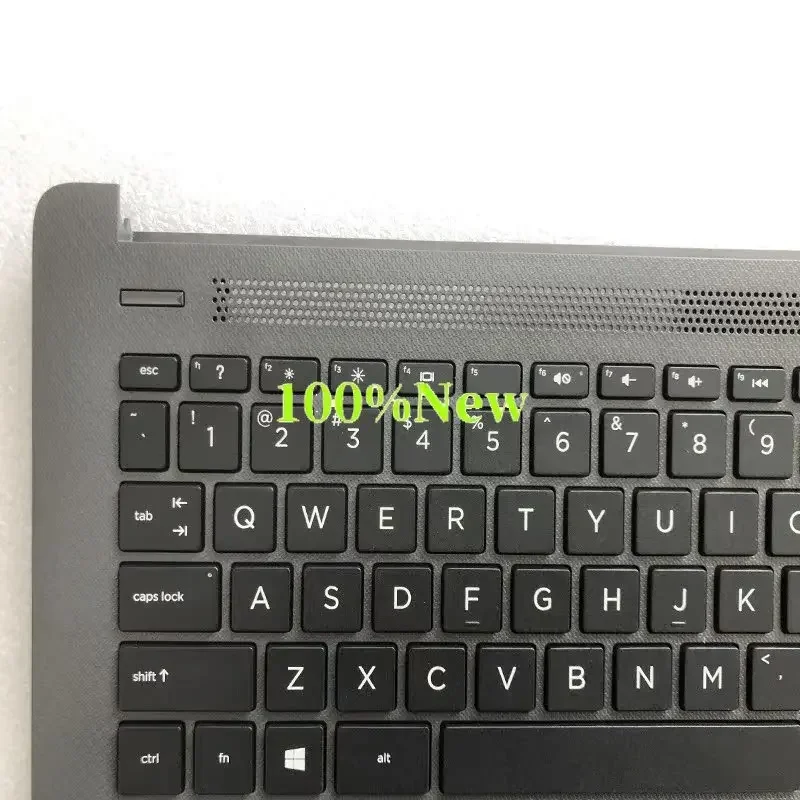 New for HP 240 G7 245 G7 14-cm palmrest top case with keyboard touchpad L44060-001