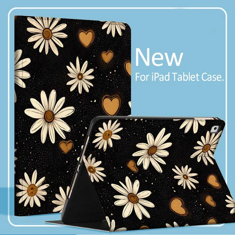 

Flower Love Pattern For iPad Pro Air Mini 1 2 3 4 5 6 7 7th 8th 9th 10th 11th 10.2 9.7 10.5 10.9 11 2024 2025 Tablet Case