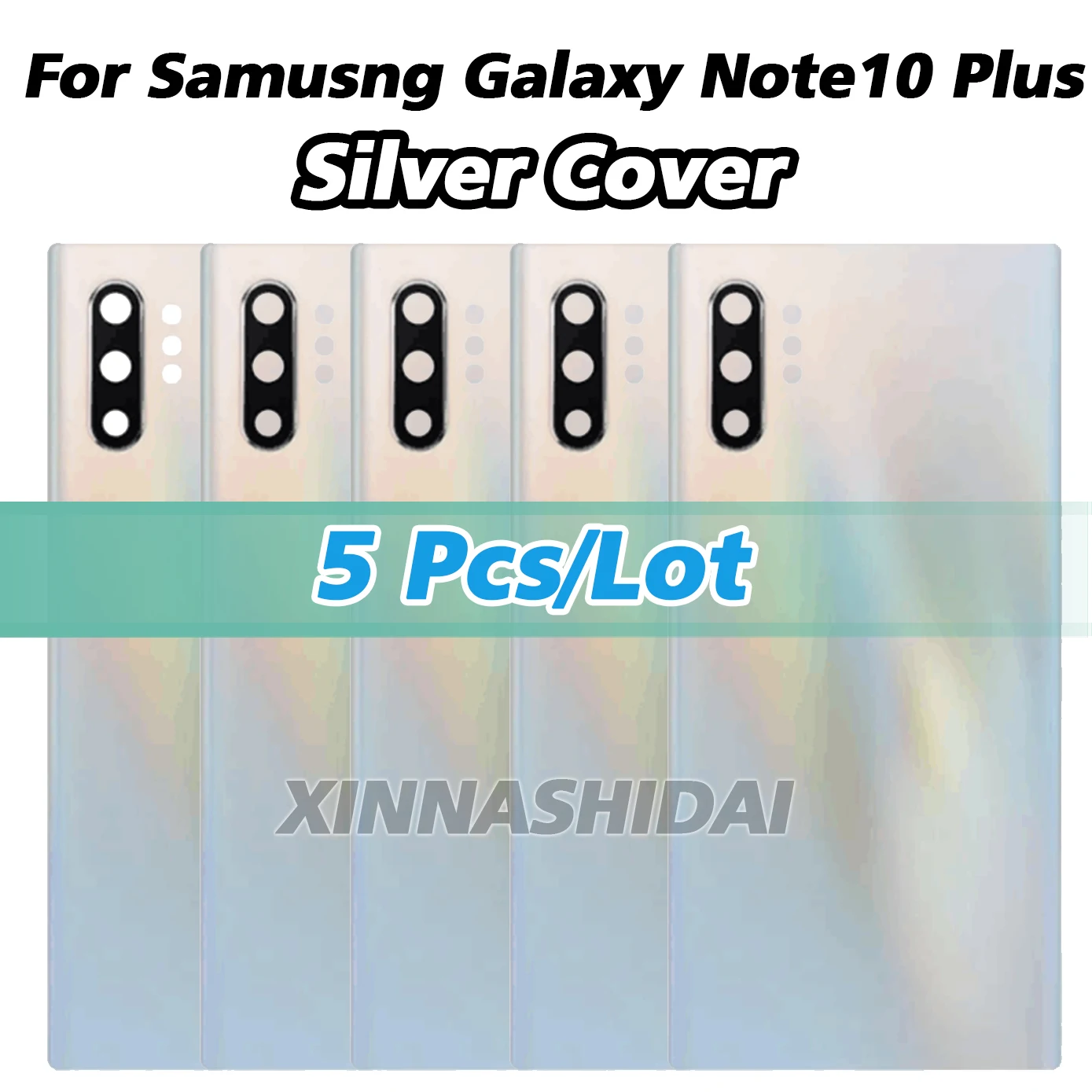 5pcs silver cover