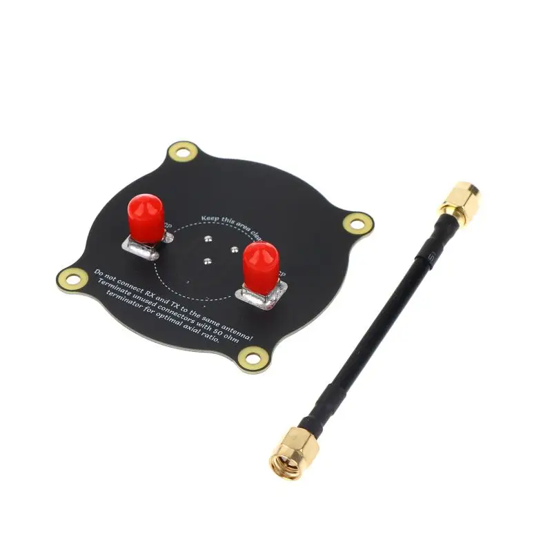 5.8GHz Triple Feed Patch Antenna SMA / RP SMA Directional Circular Antenna For RC FPV Fatshark Goggles Drone