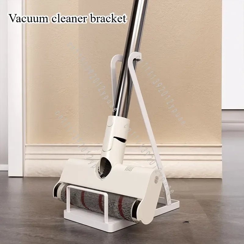 Punch-Free Wall Mount Shelf, Multi-purpose Organizer Bracket for Vacuum Cleaner and Mop Storage