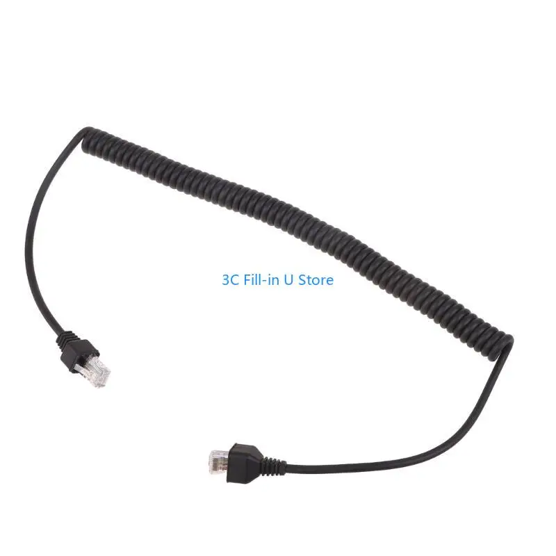 G8TA RJ45 سلك مكبر صوت كابل MIC لـ YAESU FT450 FT817 FT85 Walkietalkie Handheld MIC