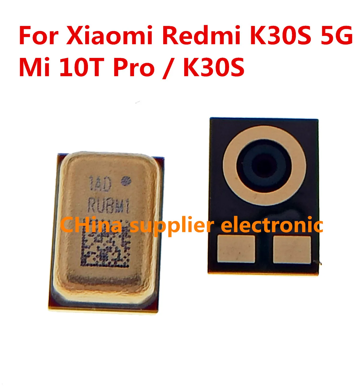 Transmissor de microfone interno, microfone para Xiaomi Redmi K30S, 5G, Mi 10T Pro, K30S, K20 Ultra, 10PCs-200PCs