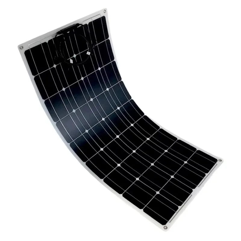 

Hot Sale 100W Mono Semi Flexible Solar Panel, 12V Battery Solar Panel Charger 100w Monocrystalline Solar Panel
