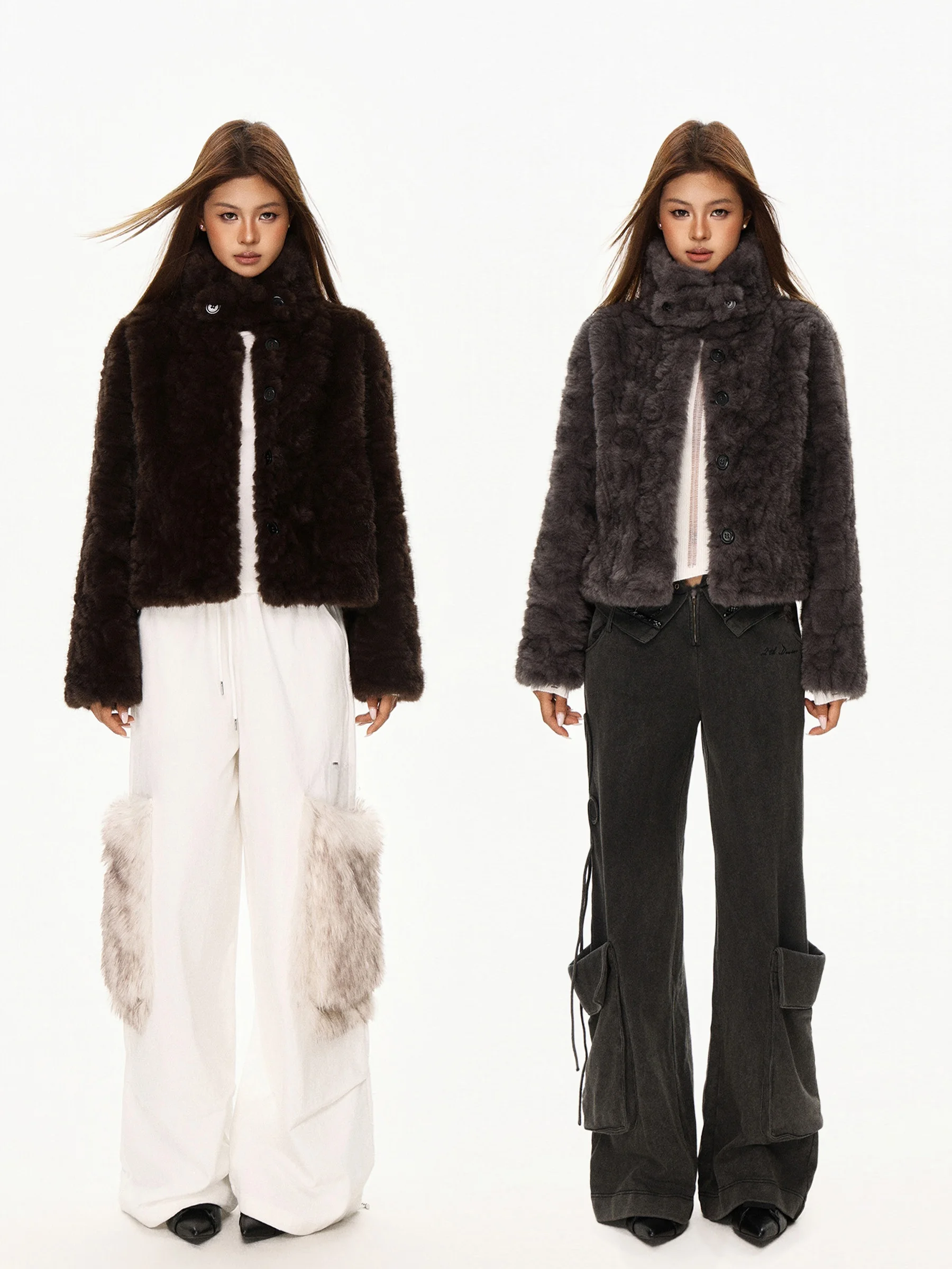 

Женская зимняя куртка-пальто в американском стиле, сексуальный дизайн, теплая, свободного кроя, в ретро-стиле