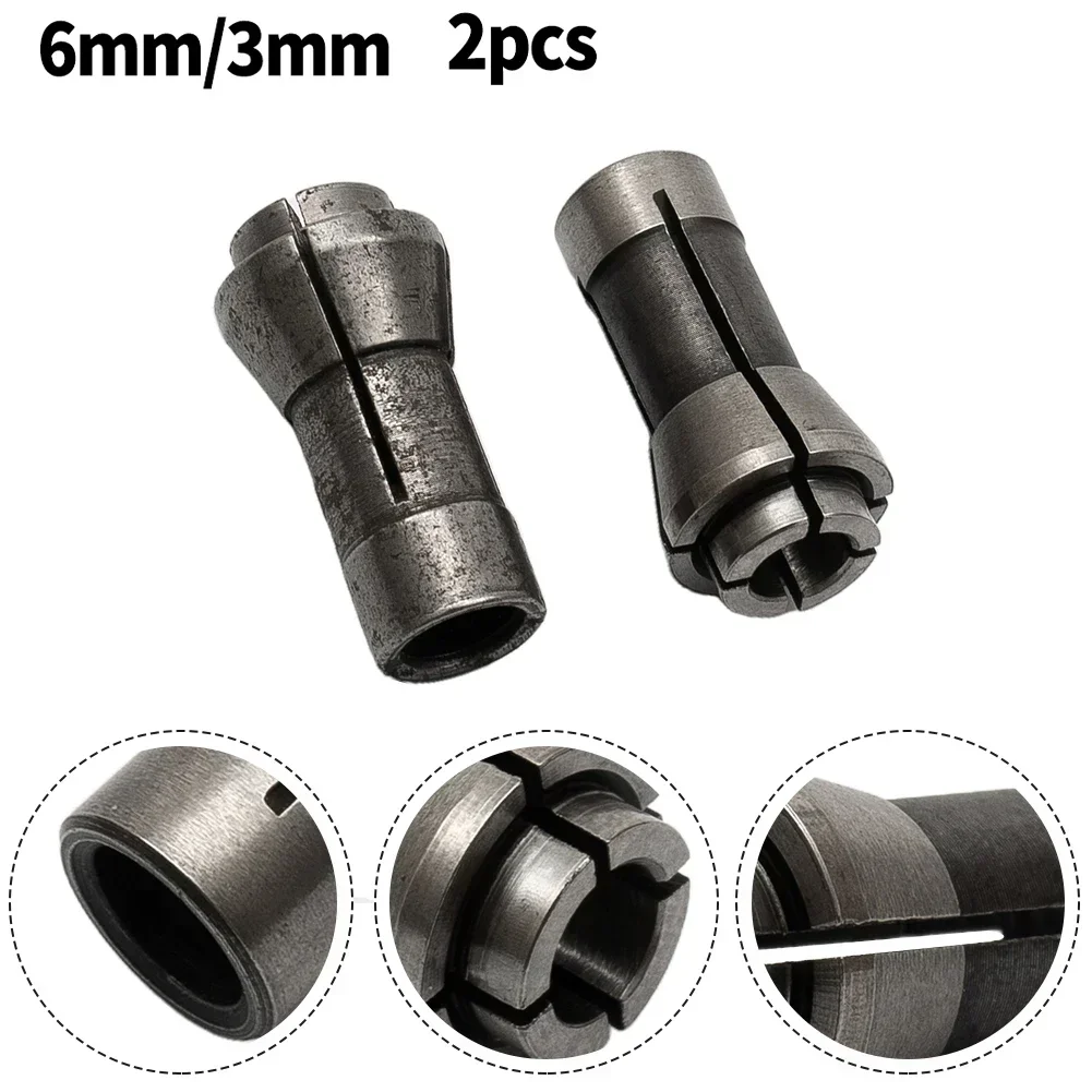 

New Practical Collet Machine Router Bit 3/6mm Chuck Die Grinder Engraving Holds Kit Tools Trimming Woodworking