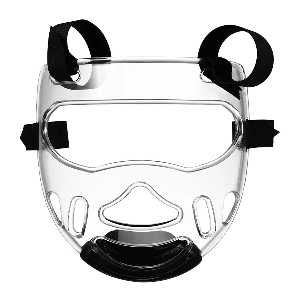 Head Guard Taekwondo Mask Child Clear Face Tempered Plastic Boxing Facial for Kids