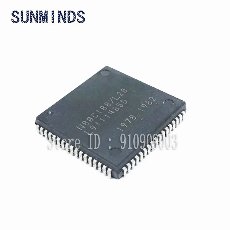5pcs N80C188XL20 80C188 N80C188 PLCC68 Memory chips ic