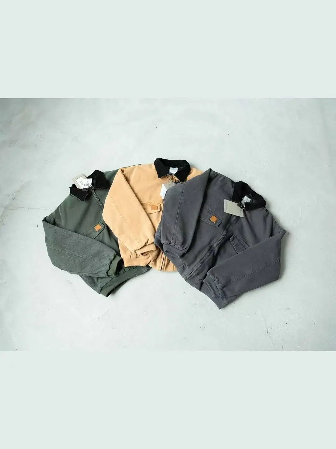 

Американская ретро-куртка из плотного денима свободного кроя в стиле рабочей одежды, с эффектом потертости, с длинными рукавами и воротником, для пар, Maytown