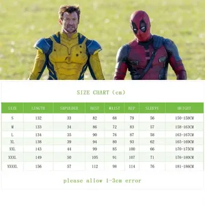 Superhelden Wolverine Deadpool Halloween Kostüm für Erwachsene Kinder Drei Krallen Wolverine Elastano Zentai Superhelden Bodysuit Jumpsuit 6 Hauptverkäufe Zentai Animal - №6