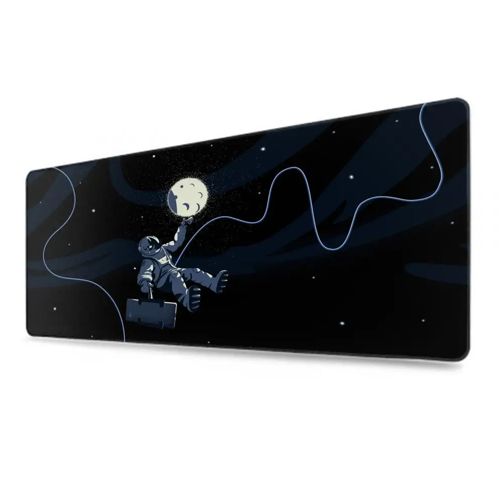 Large Gaming Mouse Pad XXL Astronaut Non-Slip Rubber Big Mousepad Gamer Computer Laptop Office Mouse Mat Extend Desk Mat Pads