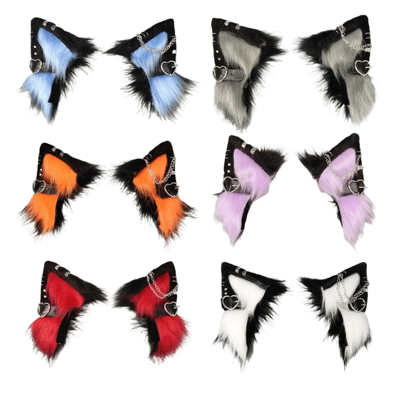 

Plush Cats Ears Helmet Accessories For Motorcycle Ski Skateboard Bike Helmets Fun And Unique Decoration Y08E