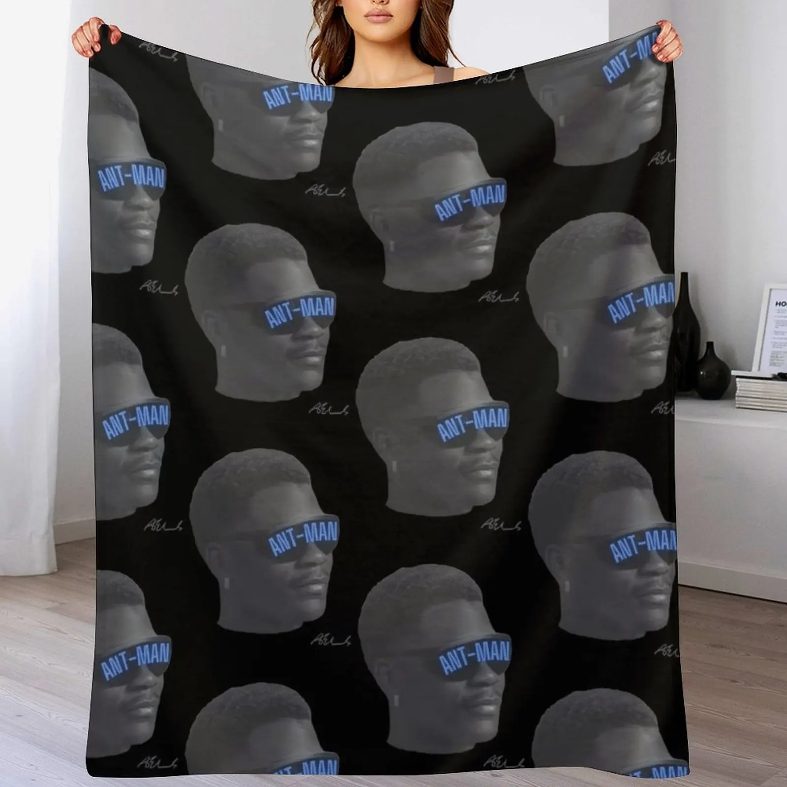 

Anthony Edwards Ant Man Throw Blanket Personalized Gift Decorative Beds Blankets