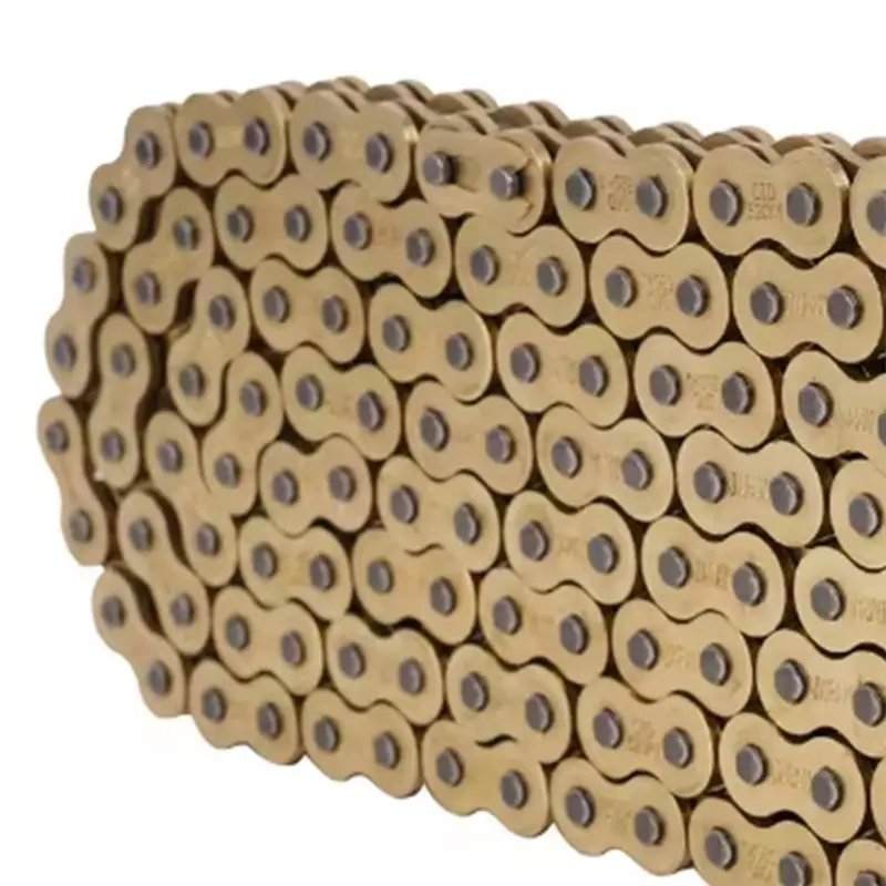 A13Z-Motorcycle Chain 520 96 Links O-Ring Iron Gold Modified Chain For SURRON Ultra Bee Electric Dirt Motocross Parts