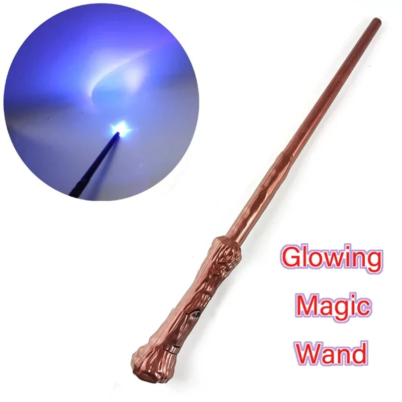 

Enjoyable Entertainment Glowing Magic Wand Children Sounding Cosplay Toy Role playing Stage Props Wizard Cane Birthday Gift XPY