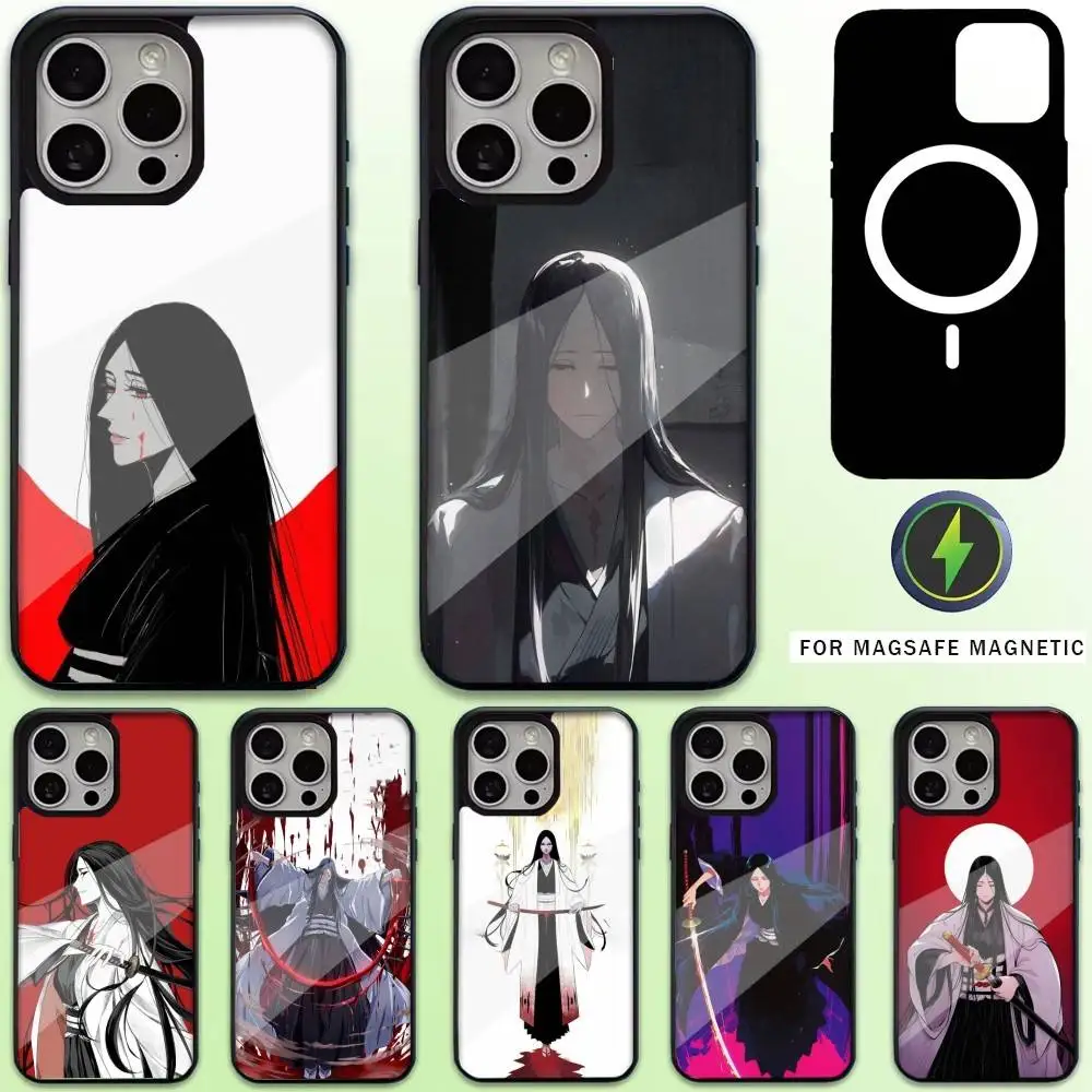 เคสโทรศัพท์เร็ตสึ บี-บลีชส์ อุโนฮะ สำหรับ iPhone17,16,15,14,13,12,11 Plus,Pro Max แบบแม่เหล็ก รองรับการชาร์จไร้สาย Magsafe