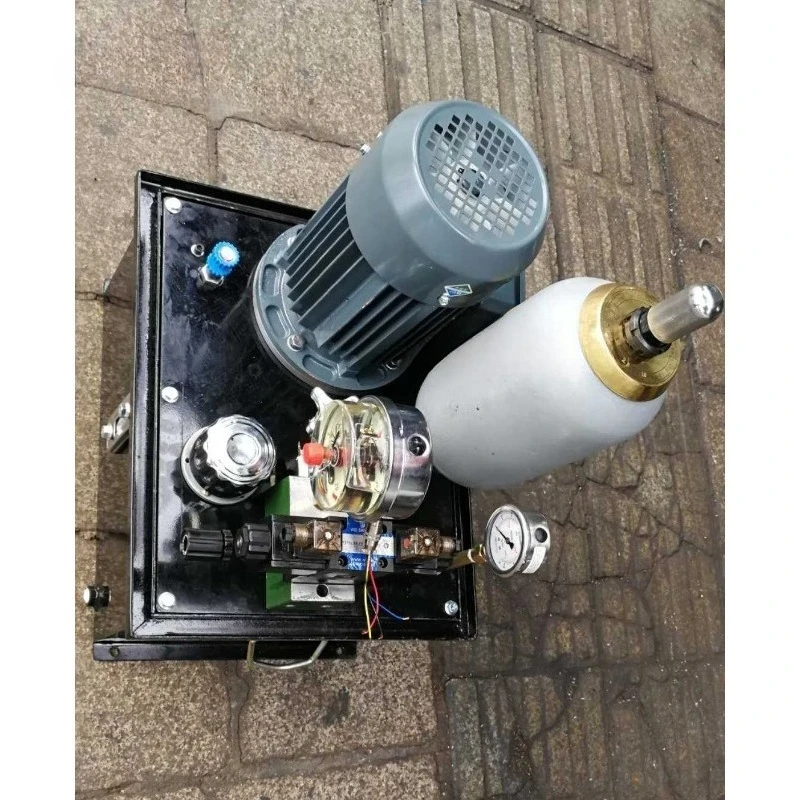 Hydraulic press for stretch wrap film, hydraulic system for plastic wrap equipment, solenoid valve, overflow valve