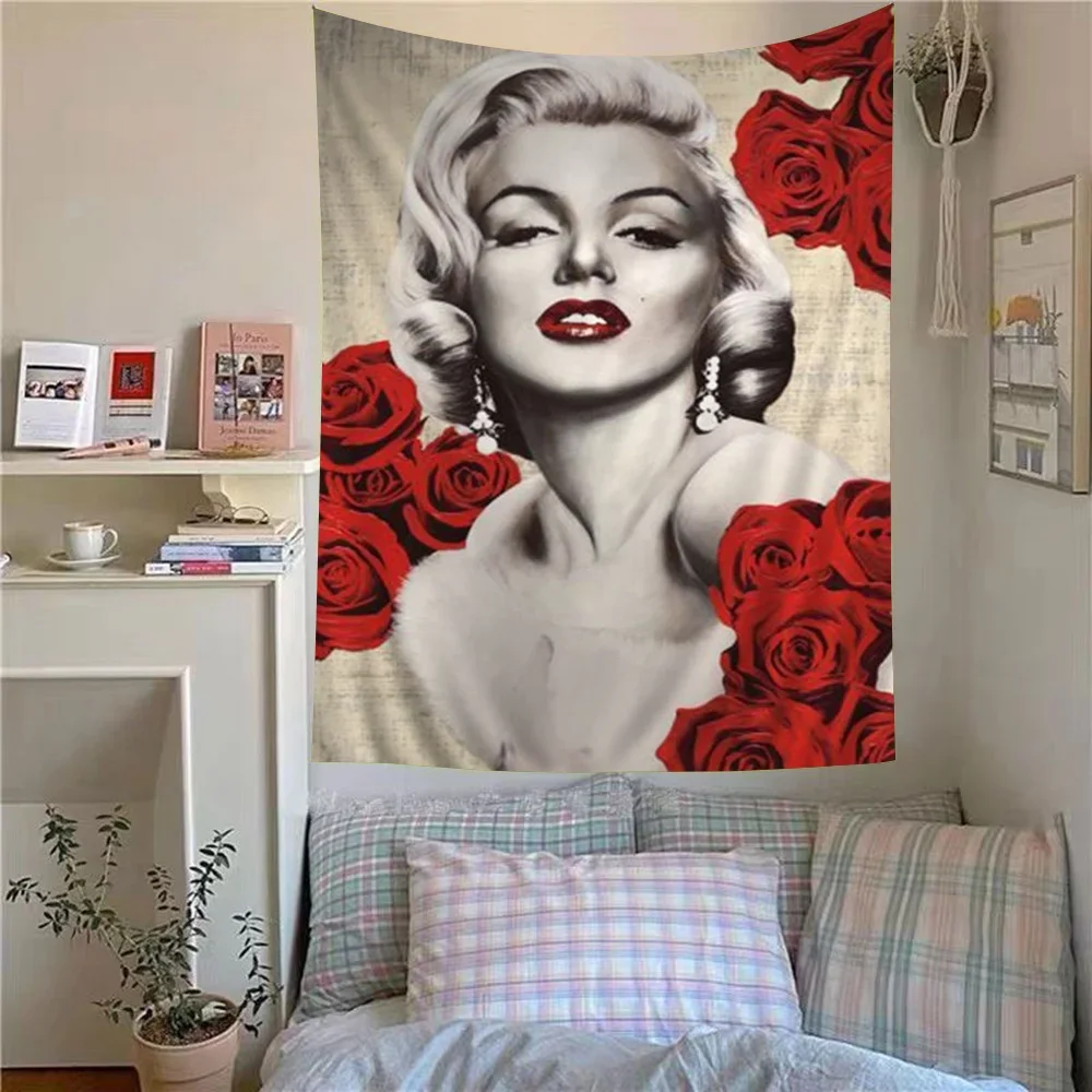 Marilyn Monroe Colorful Tapestry Wall Hanging Home Decoration hippie bohemian decoration divination Wall Art Decor