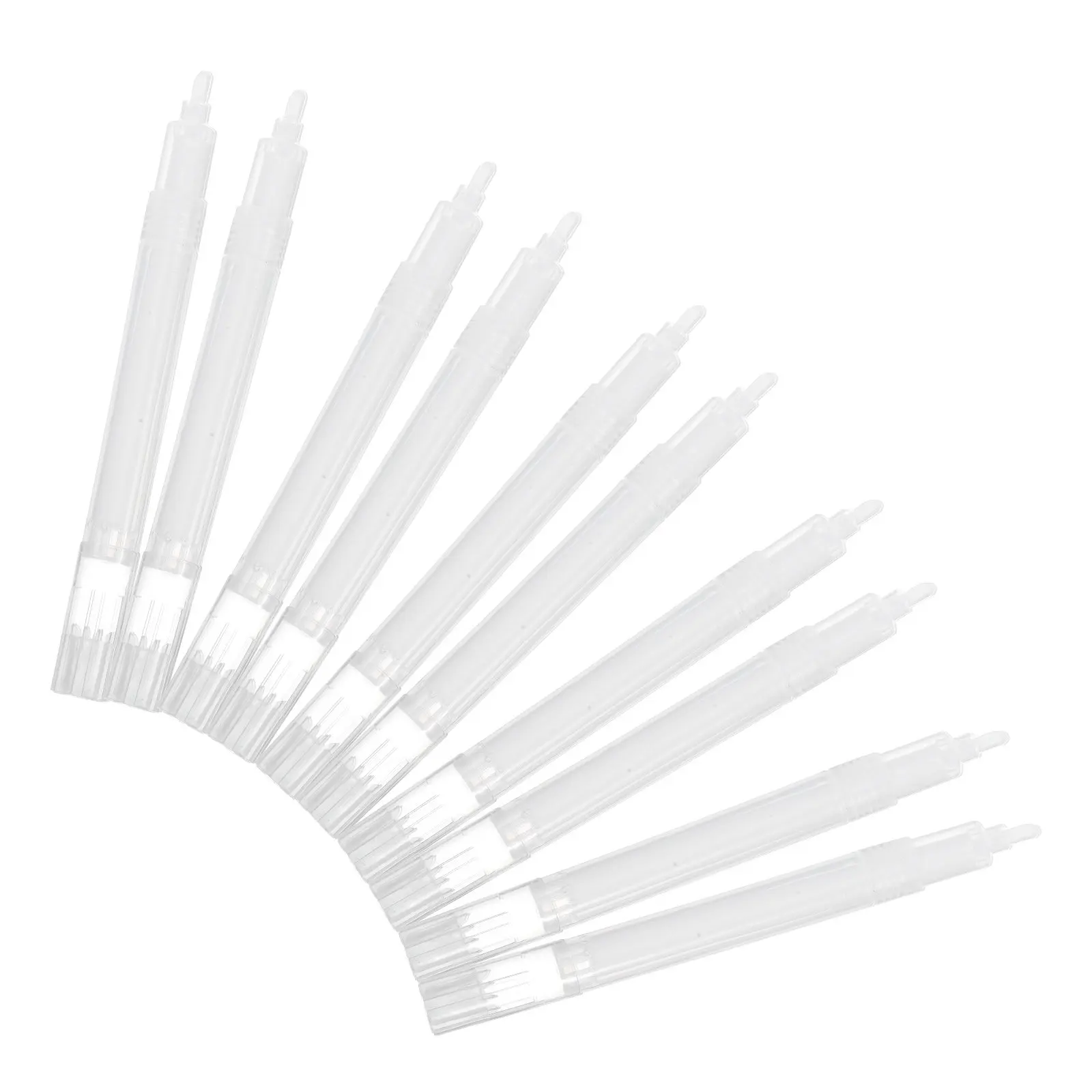 

10Pcs Refillable Acrylic Paint Markers Empty Blank Paint Pens Thick Barrel Self Fillable Suitable for Oil Water Ink Marker Pen