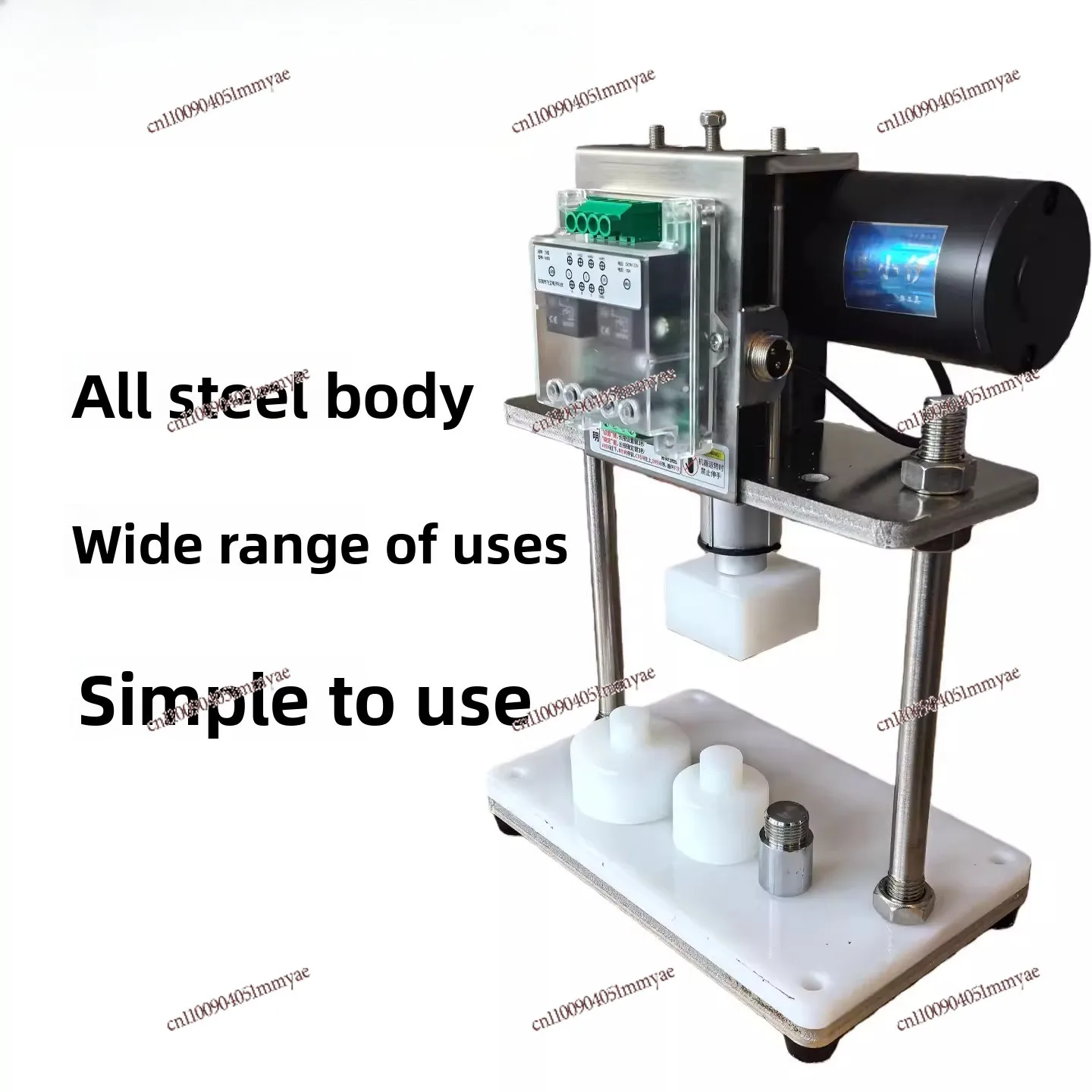 Electric silent adsorption soap cake press mold small automatic DIY