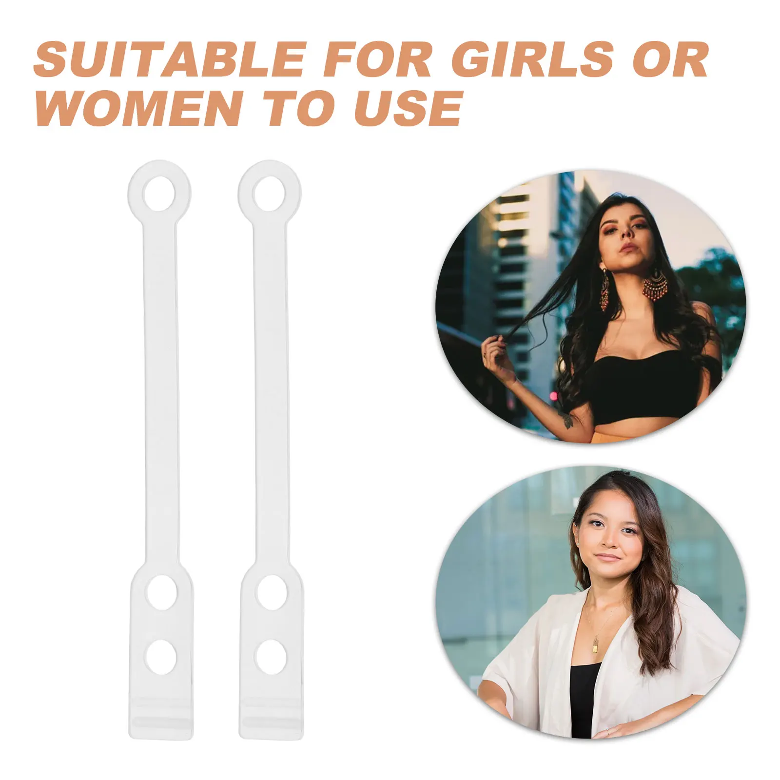 

35 Pcs Perm Bar Rubber Rods for Long Roller Elastics Curler Band Natural