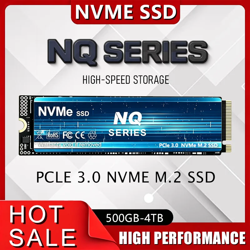 NEW NQ SERIES M.2 PCIe 3.0 NVMe SSD, High Spped Read 500GB-4TB Internal Solid State Drive for Desktop Laptop Gaming Systems.