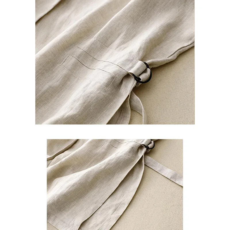 Ladies New High-End Solid Color Cotton And Linen Fashion Temperament Vest Sleeveless Suit Vest Soft And Unique Joker Vest Coat