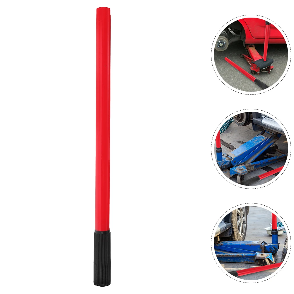 

2pcs Hydraulic Jack Handle Extension Rod Trailer Floor Jack Pole Replacement Parts 3 Ton Extended Reach Steel Rubber Heavy Duty