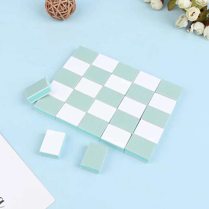 50 Pcs/lot Mini Nail Buffer Block Grit Nail Art Sanding Polish Uv Gel Shining Buffer Files DIY Files Sets