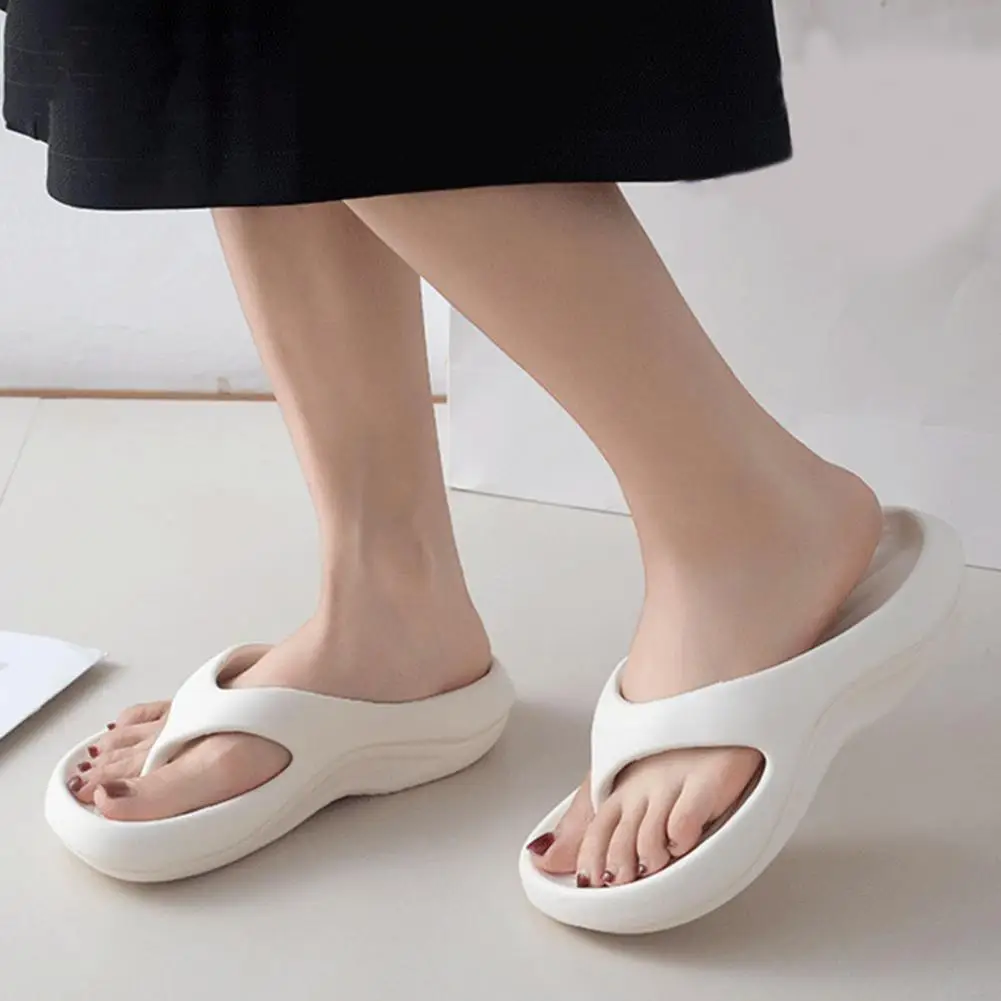 

Женские шлепанцы, подушка с застежкой на носок, поддерживающие свод стопы, шлепанцы, ортопедические сандалии с облаком, банные тапочки на толстой подошве для дома, уличного пляжа