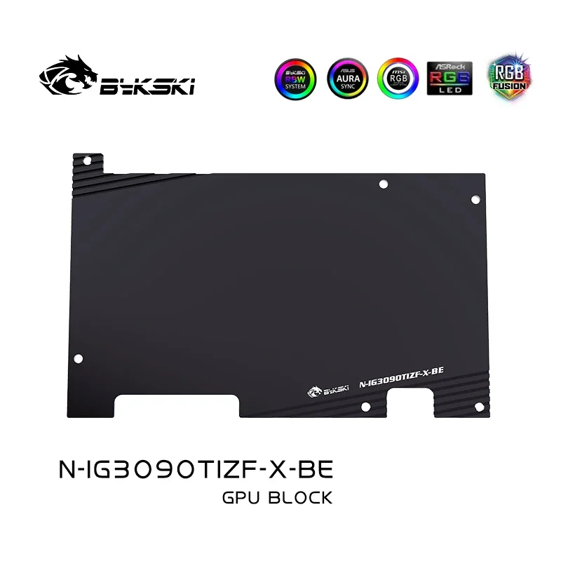 Bykski N-IG3090TIZF-X IGame Battleax RTX 3090 Ti 24G 비디오 카드/풀 커버/라디에이터/냉각용 GPU 워터 블럭