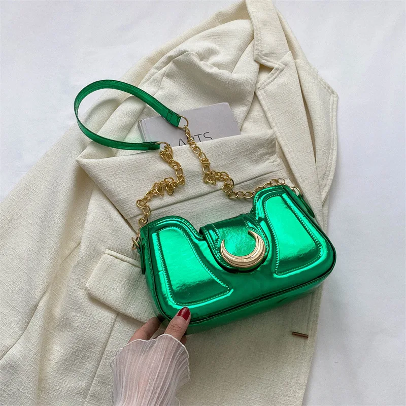 Casual Office Lady Simple Shoulder Bags Japanese All Match Chain Mini Square Bag Elegant Y2k Aesthetic Women Handbags Crossbody