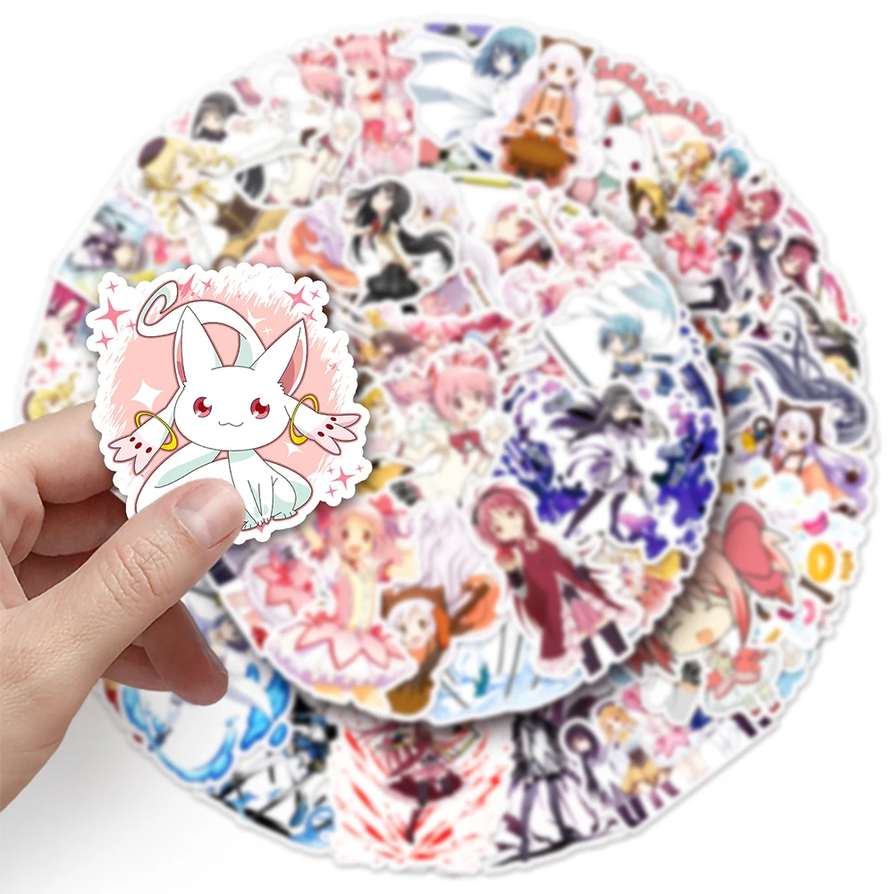 10/30/50pcs Anime Puella Magi Madoka Magica Stickers Kaname Madoka Sticker DIY Diary Laptop Phone Cute Cartoon Magic Girl Decals