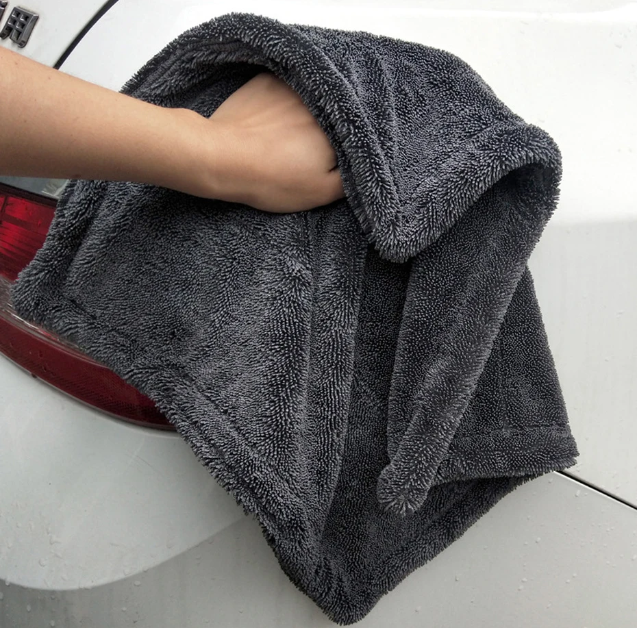 1200GSM Autowaschtuch Mikrofaser Doppelseitig Ultra Saugfähig Reinigungstuch für Auto-Waschzubehör – Detail 4
