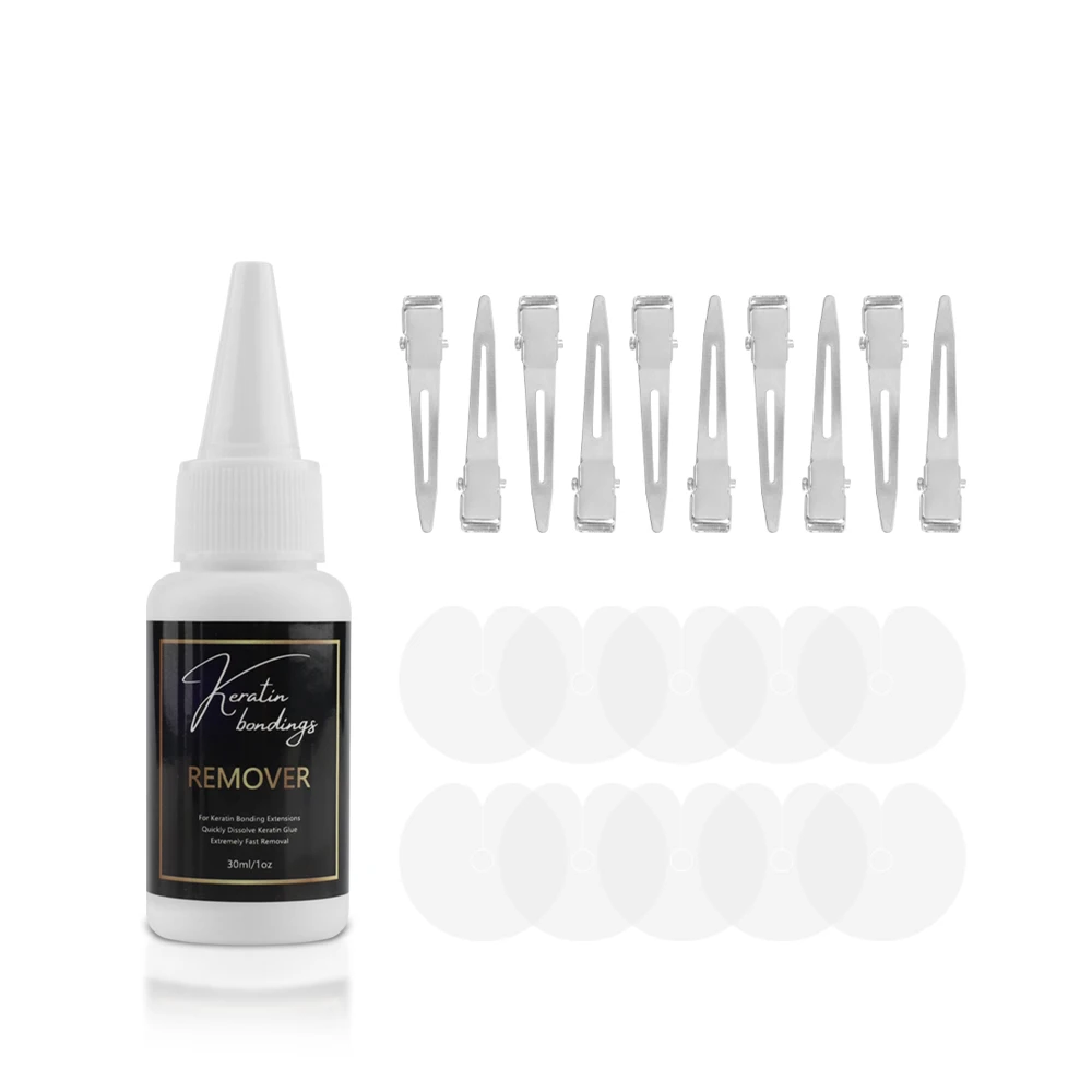 ARLANY Hair Extension Glue Remover for Nail Tip Protein Glue Keratin Bond Remover for Pre-Bonded Extension Hot Melt Glue Remover